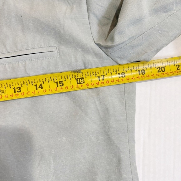 Classiques Entier Silk and Linen Jacket Size XS Sage Green Zip Up Quiet Luxury - Picture 14 of 15